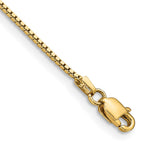 14K .95mm Box with Lobster Clasp Bracelet