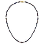 14k 4-5mm Black Near-Round Freshwater Cultured Pearl Necklace