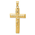 14k Large Crucifix Tree Pendant