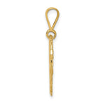 14k Reversible 50th ANNIVERSARY / OUR LOVE GROWS STRONGER EVERY YEAR Charm