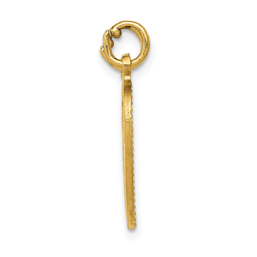 14k BEST SISTER 2-Piece Break-apart Heart Charm