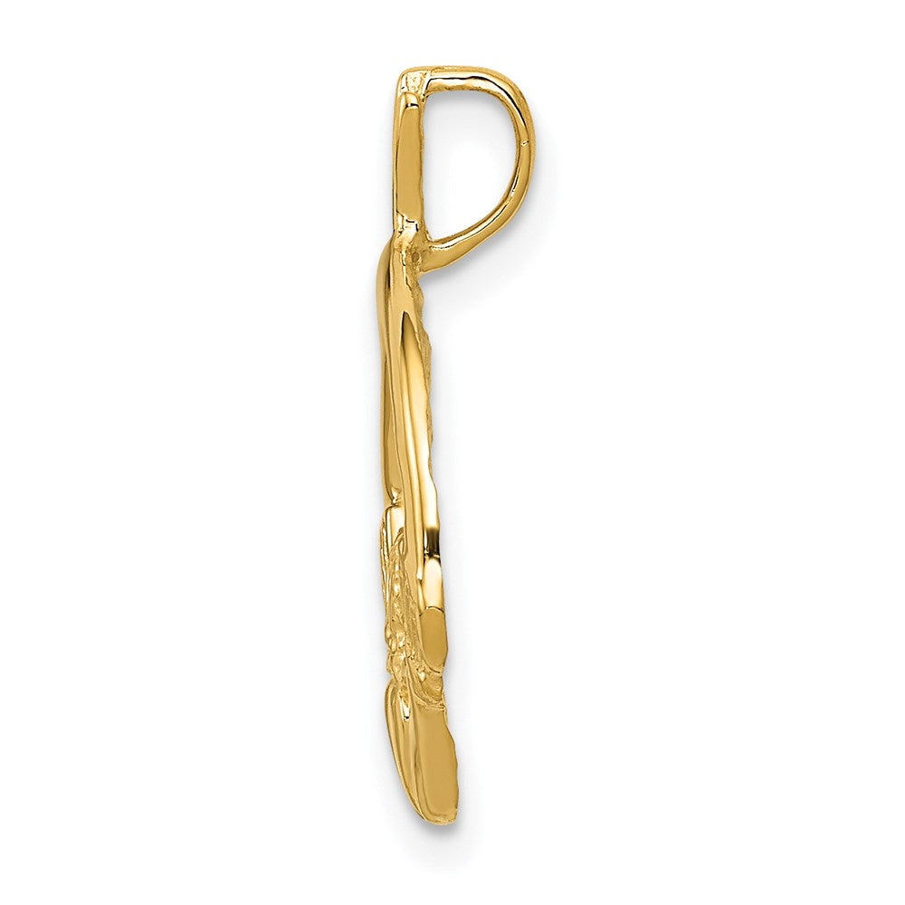 14k Claddagh Pendant