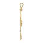 14k Celtic Cross Pendant