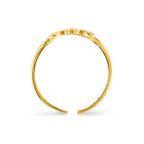 14k Butterfly Toe Ring
