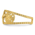 14k Starfish and Shells Toe Ring
