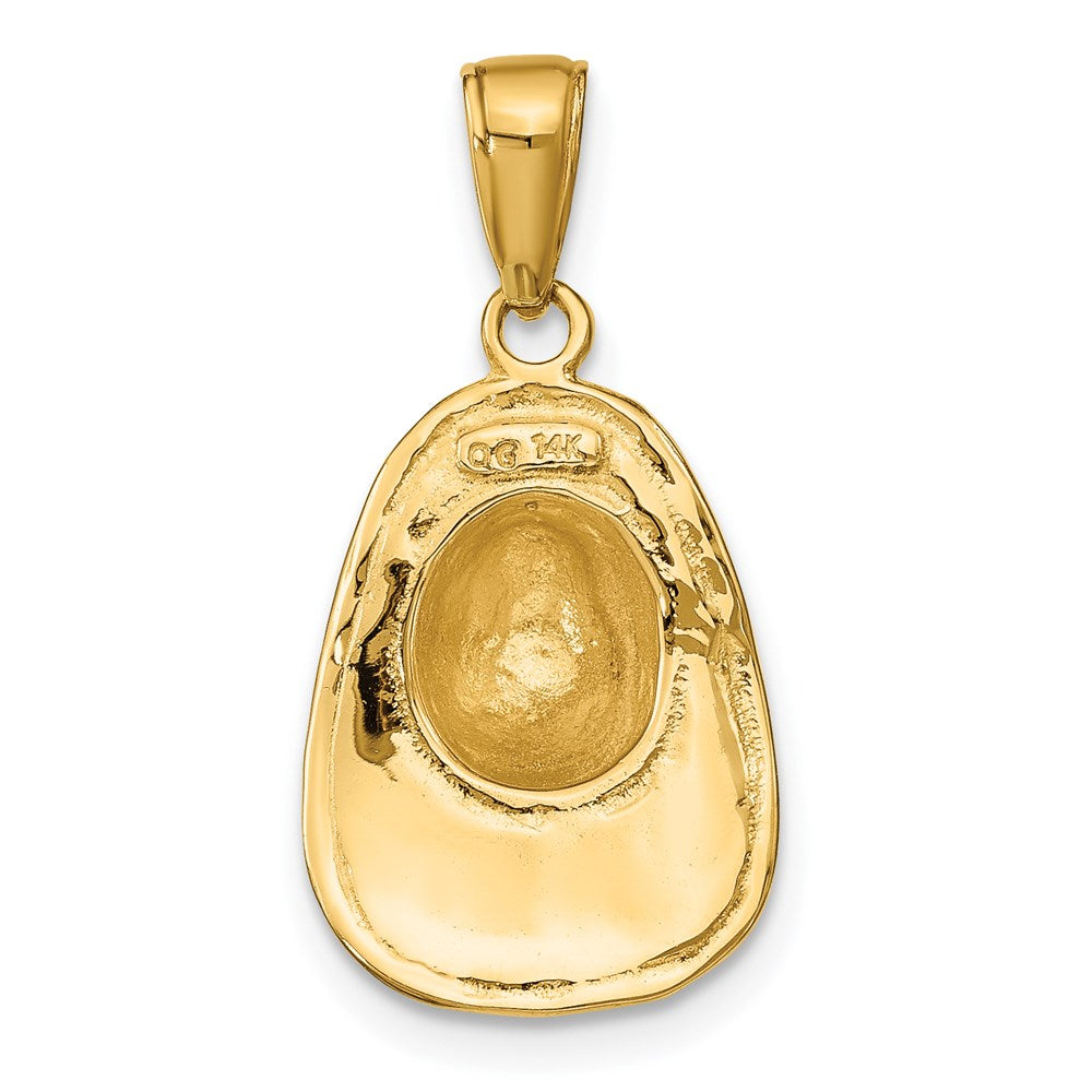 14k 3-D Firefighter Helmet Pendant