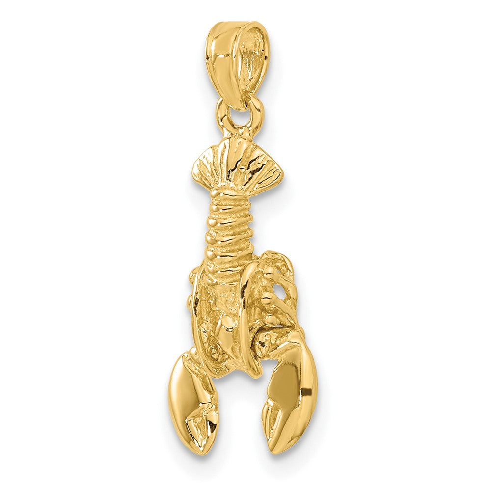 14k Lobster with Moveable Claws Pendant