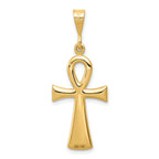 14k Egyptian Ankh Cross Pendant