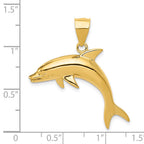 14k Dolphin Pendant