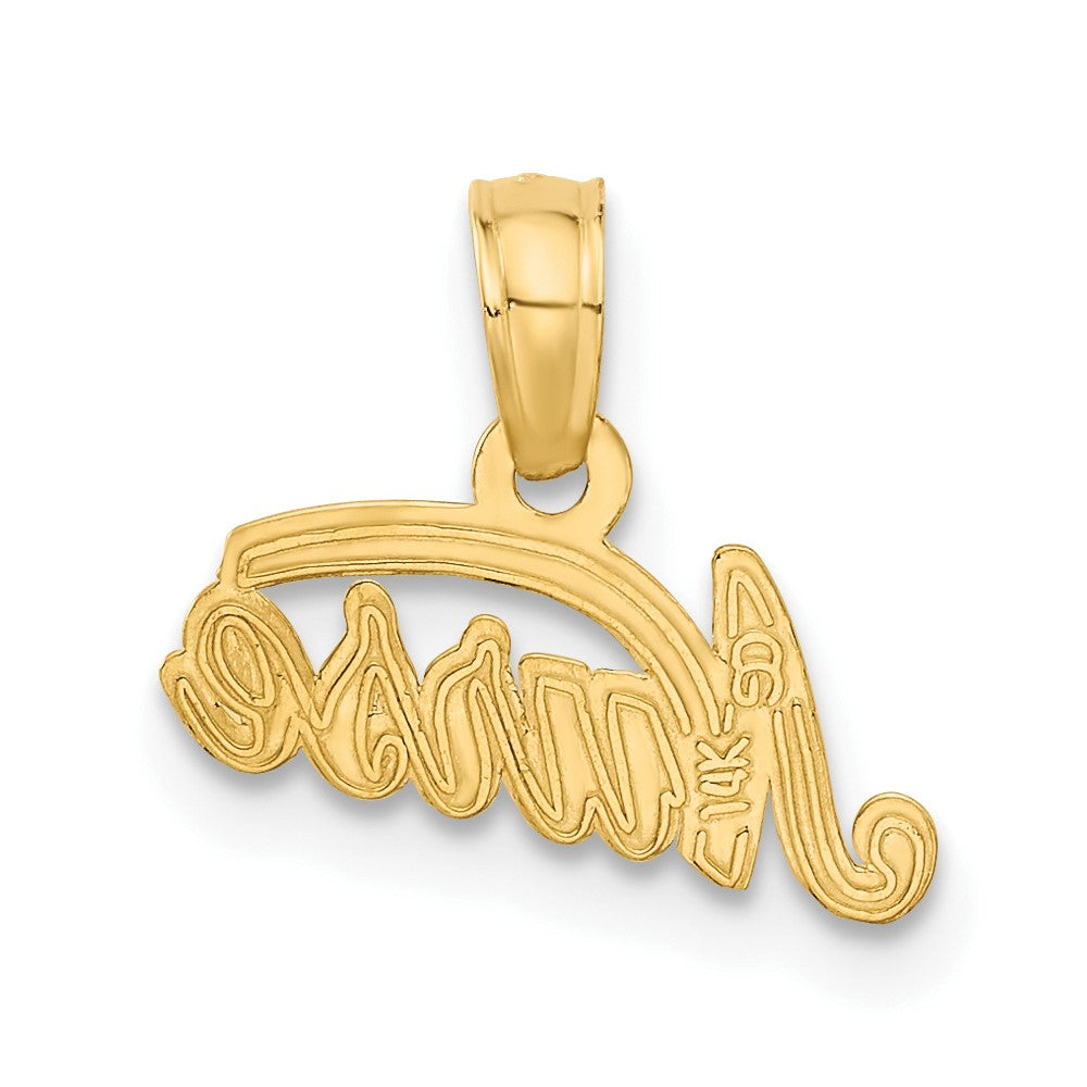 14k NURSE Pendant