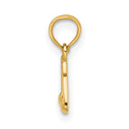14k Double Music Notes Charm