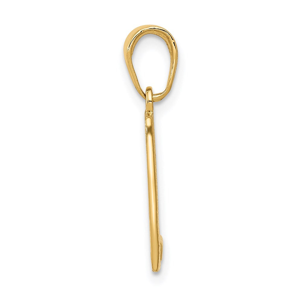 14k MILE 0 KEY WEST Mile Marker Pendant
