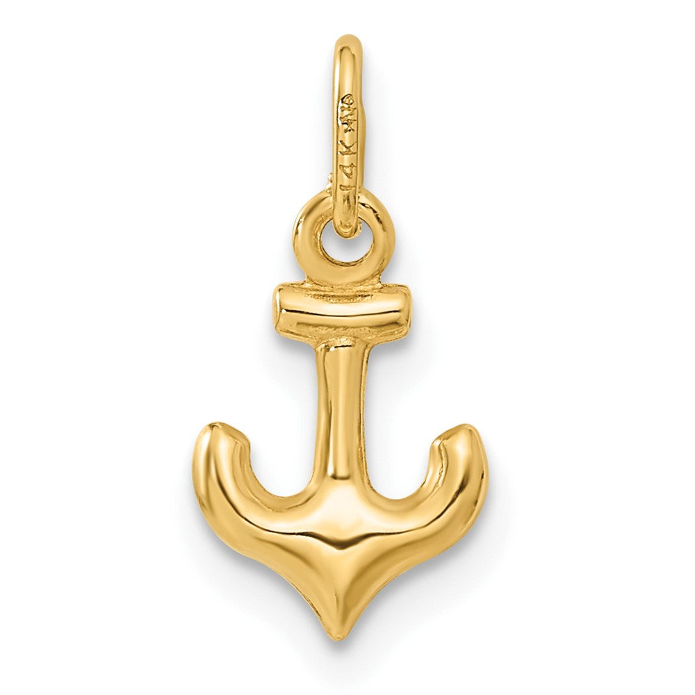14k Mini Anchor Charm