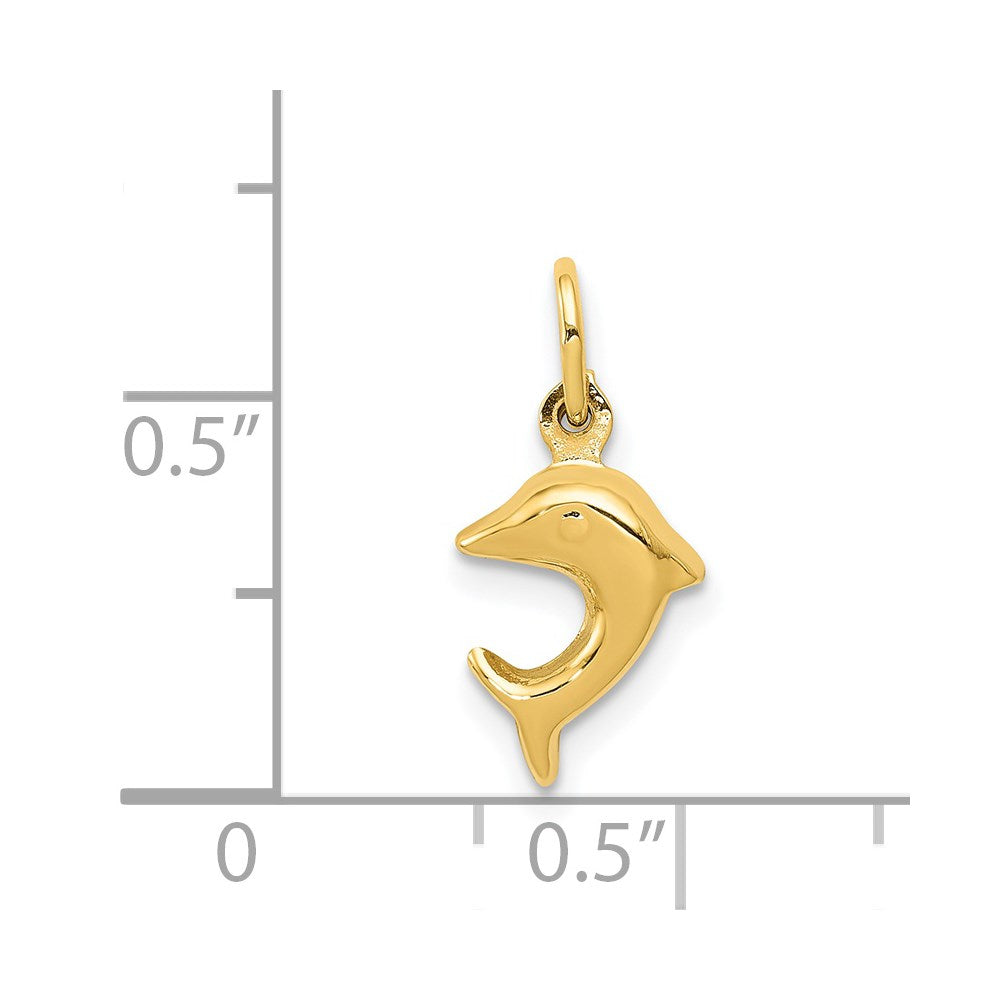 14k Mini Dolphin Charm