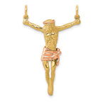 14k Two-tone Rose Corpus Pendant