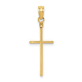 14k Polished Cross Pendant