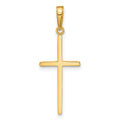 14k Polished Cross Pendant