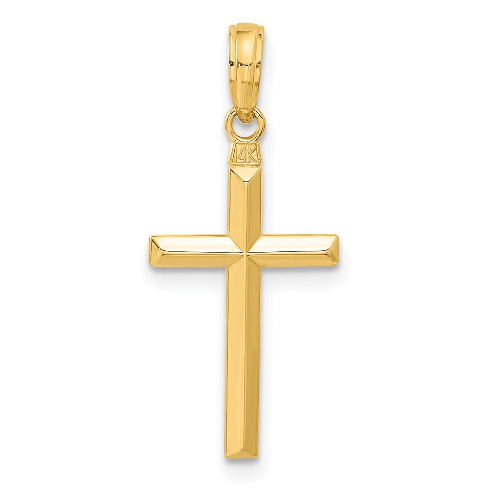 14k Reversible Same on Both Sides Latin Cross Pendant