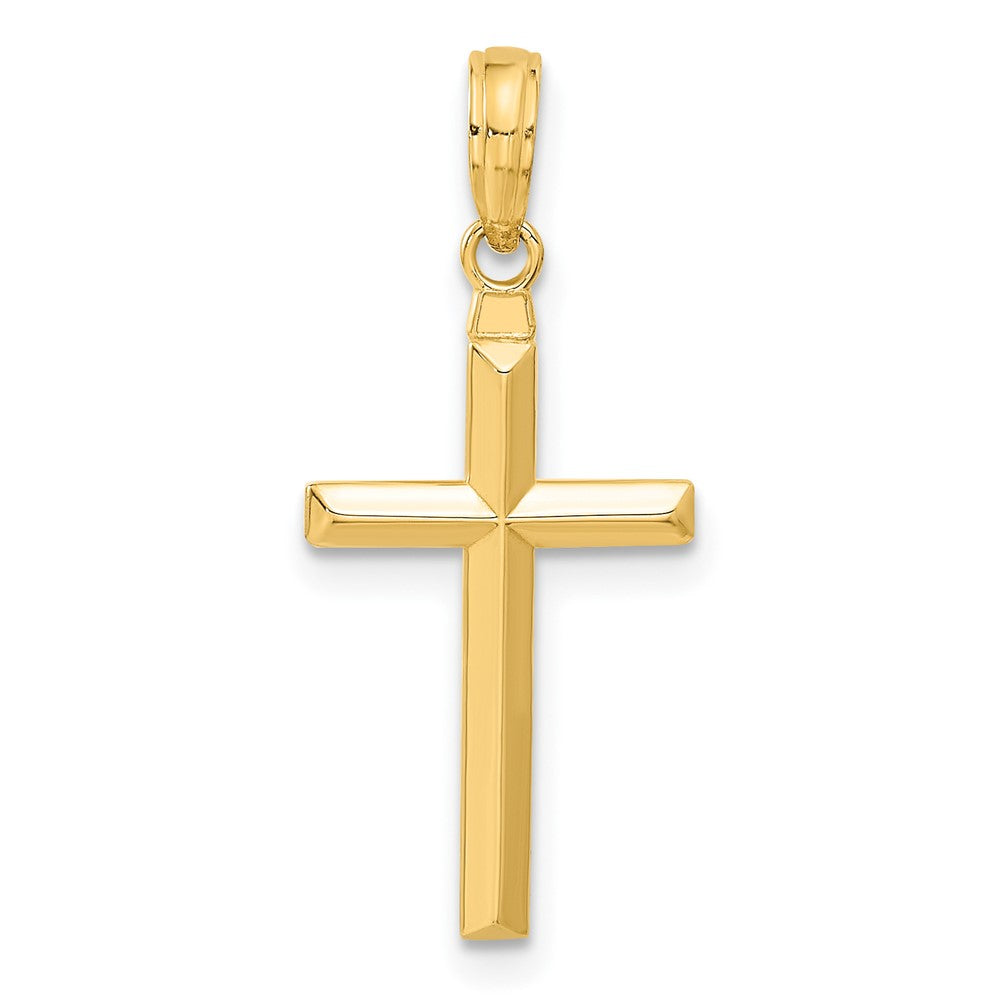 14k Reversible Same on Both Sides Latin Cross Pendant
