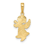 14k Angel Pendant