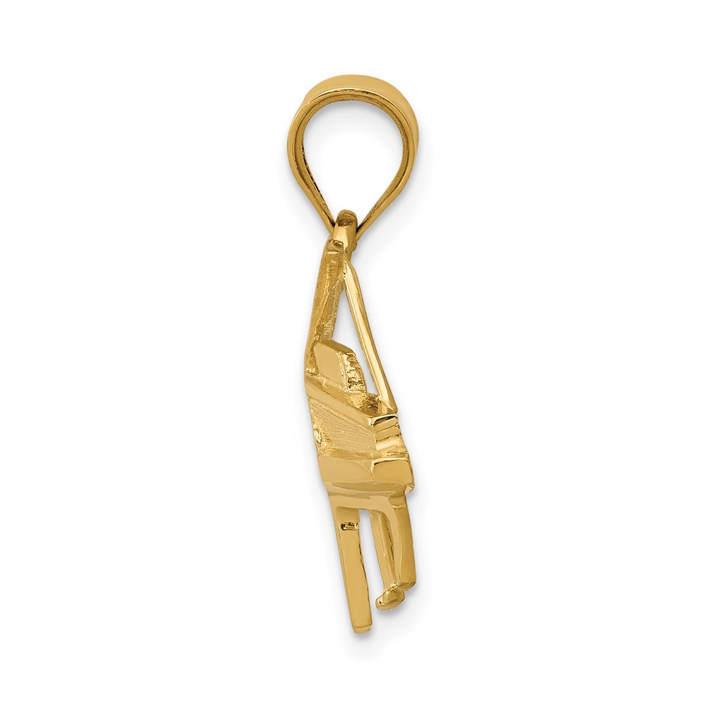 14k Baby Grand Piano Charm