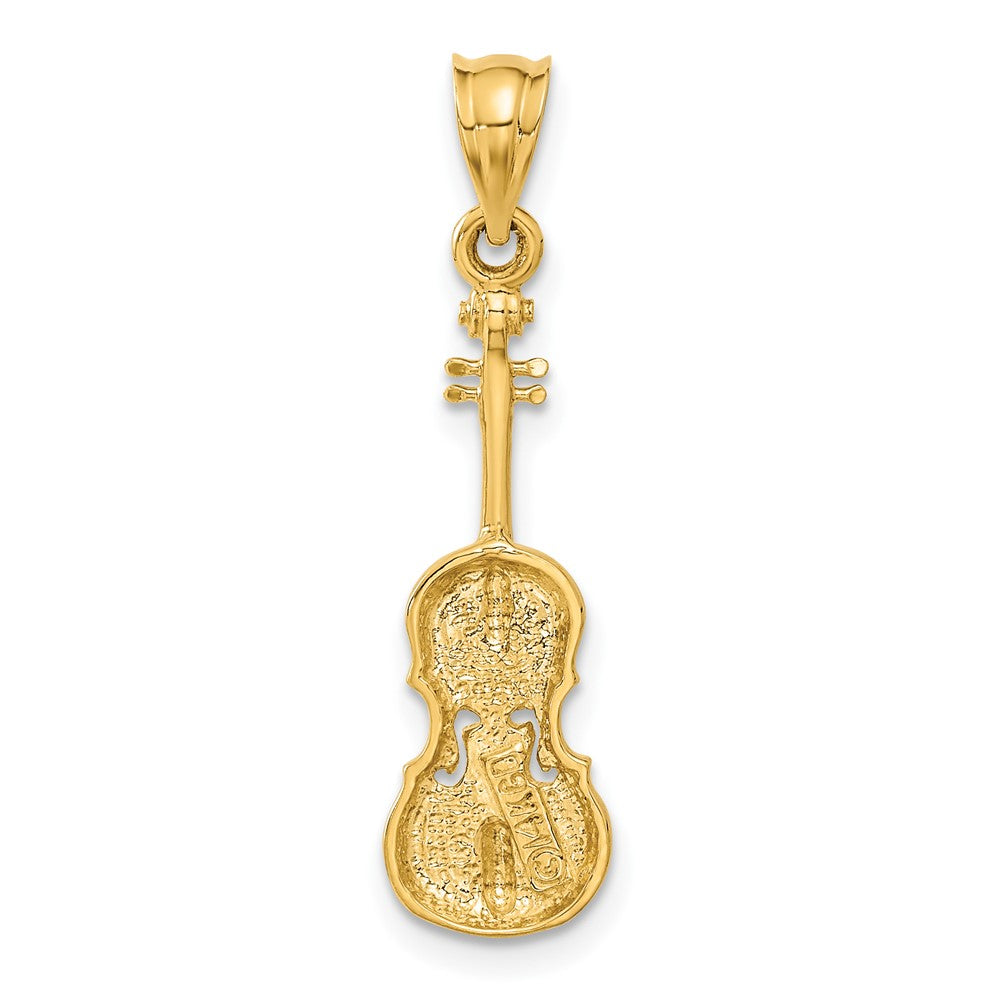 14k 2-D Violin Charm