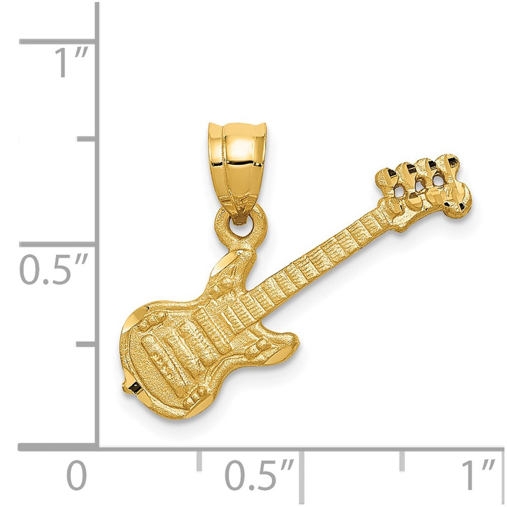 14k 3-D Electric Guitar Charm
