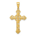 14K Fancy Iona Cross Pendant