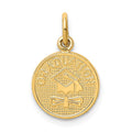 14k Polished GRADUATION Charm