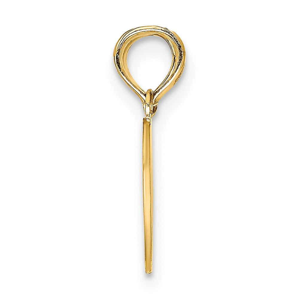 14K Reversible 2-Piece Break-apart MIZPAH Heart Charm