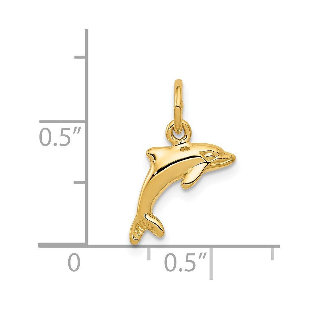 14k Dolphin Charm