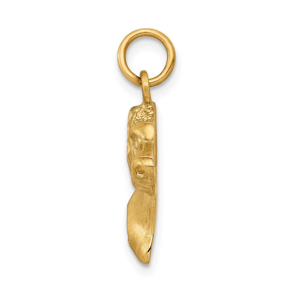 14K Pointer Dog Charm
