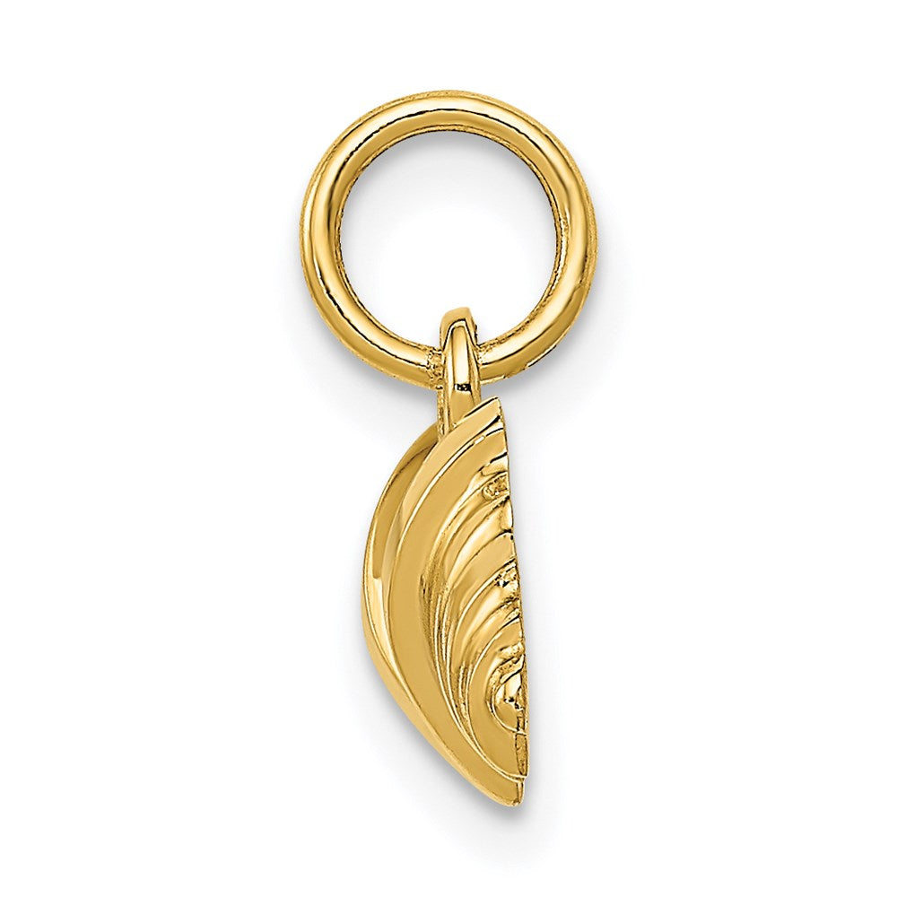 14k Curved Barbell Charm