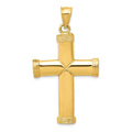 14k Polished Latin Cross Pendant