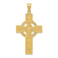 14k Celtic Cross Pendant