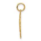14k 50 in Oval Pendant