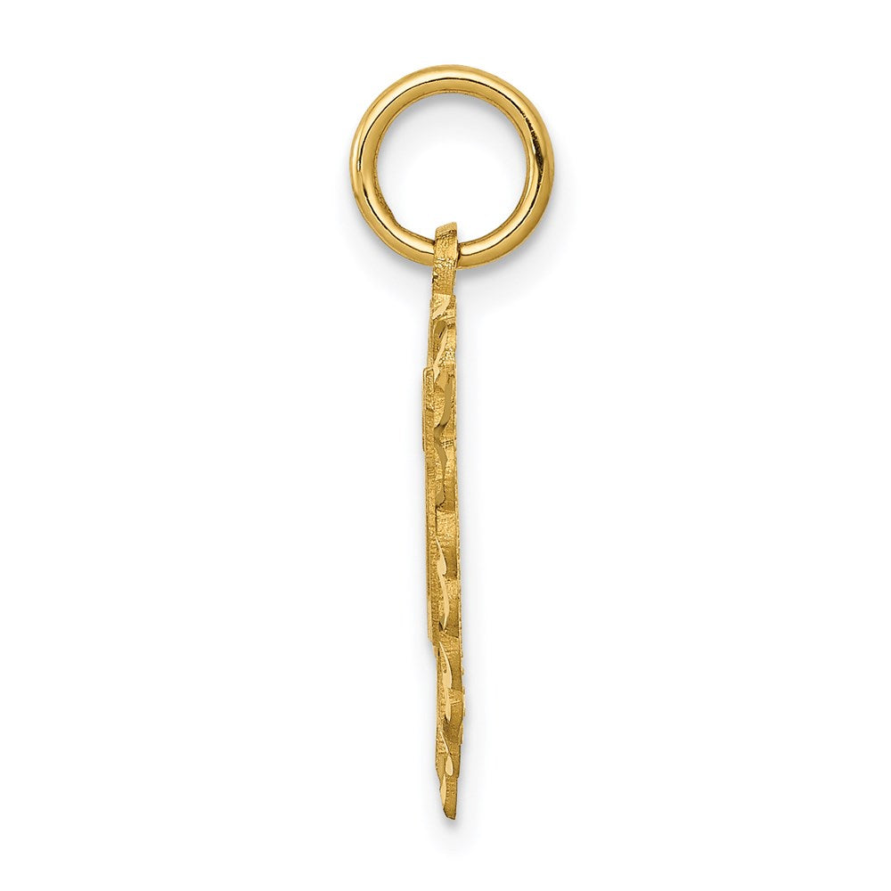 14k 25 in Heart Charm