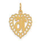 14k 16 in Heart Charm