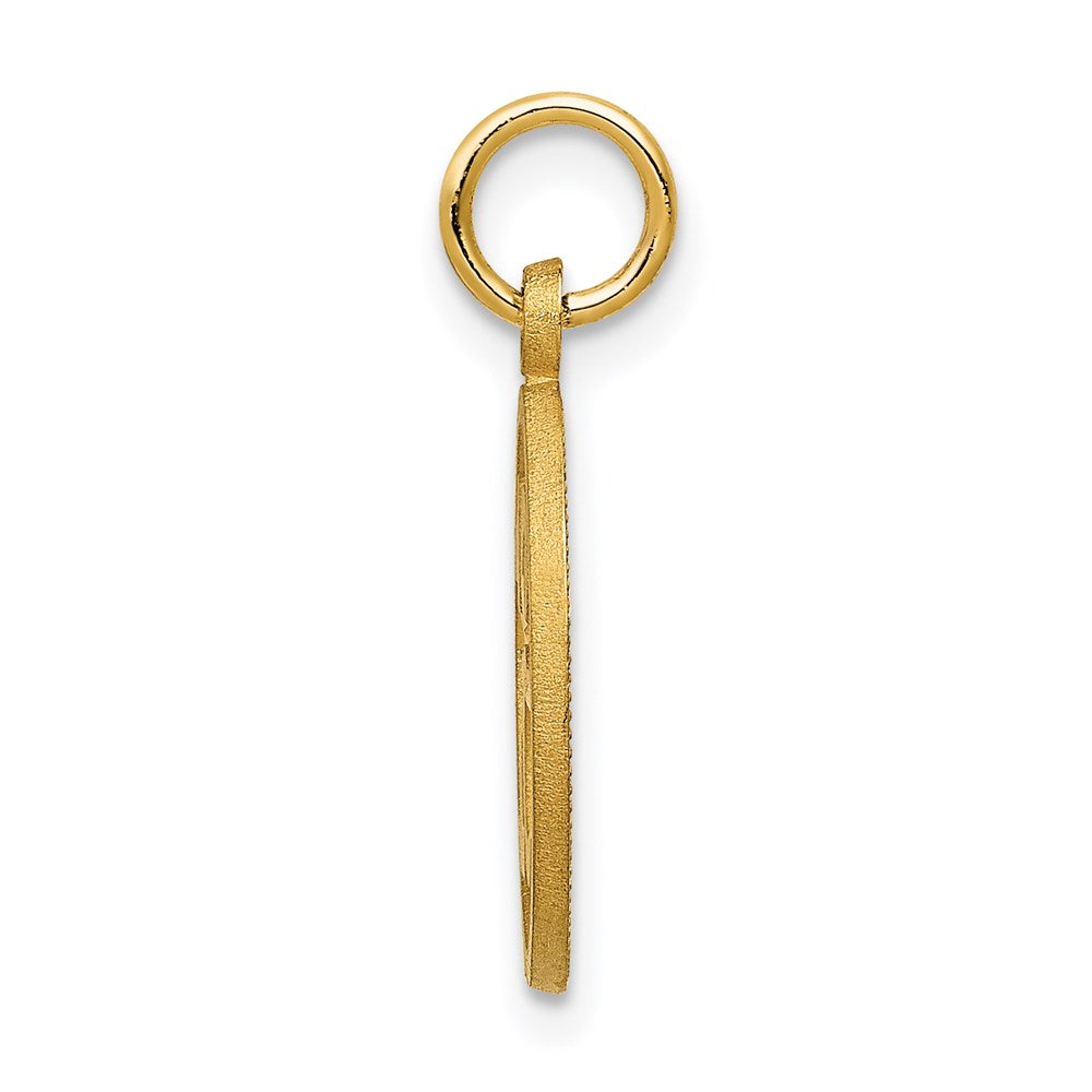 14k 16 in Circle Pendant