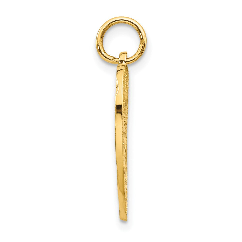 14k SWEET 16 in Heart Charm