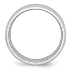 Chisel Cobalt Satin and Polished Beveled Edge 6mm Band