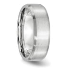Chisel Cobalt Beveled Edge Satin 7mm Band