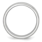 Chisel Cobalt Beveled Edge Satin 8mm Band