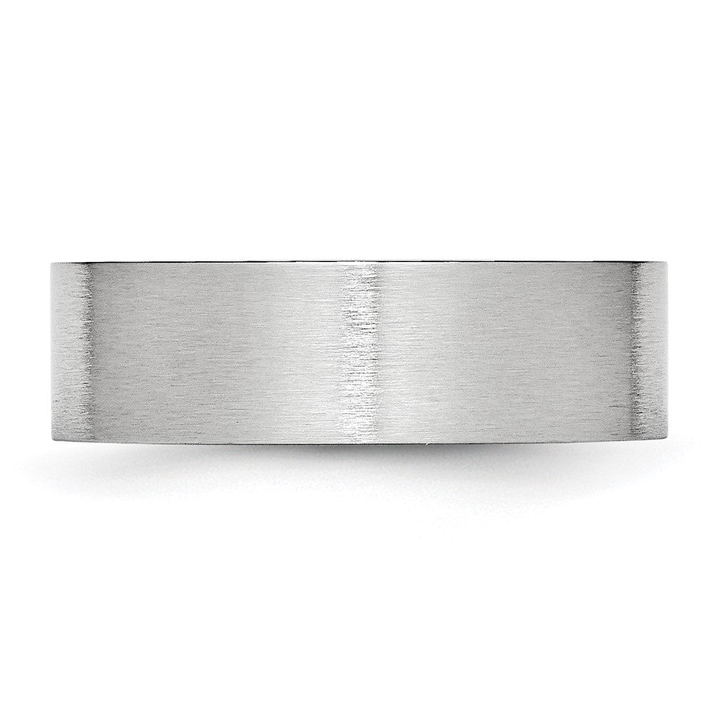 Chisel Cobalt Flat Satin 7mm Band