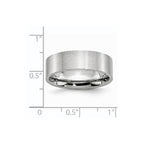 Chisel Cobalt Flat Satin 7mm Band
