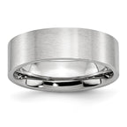 Chisel Cobalt Flat Satin 7mm Band