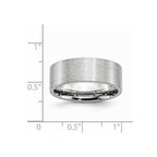 Chisel Cobalt Flat Satin 8mm Band