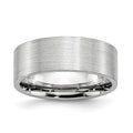 Chisel Cobalt Flat Satin 8mm Band