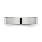 Chisel Cobalt Flat Polished 5mm Band