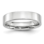 Chisel Cobalt Flat Polished 5mm Band
